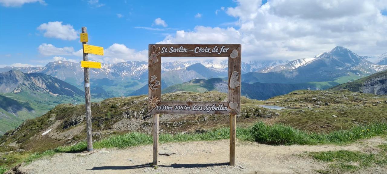 Agreable Appartement De 6 Pers Au Pieds Des Pistes ,Wifi Gratuit A Saint-Sorlin-D'Arves Labelise 3 Etoiles Au Gite De France Exteriér fotografie
